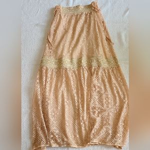 Anthropologie pink skirt by Queen and Pawn NWT